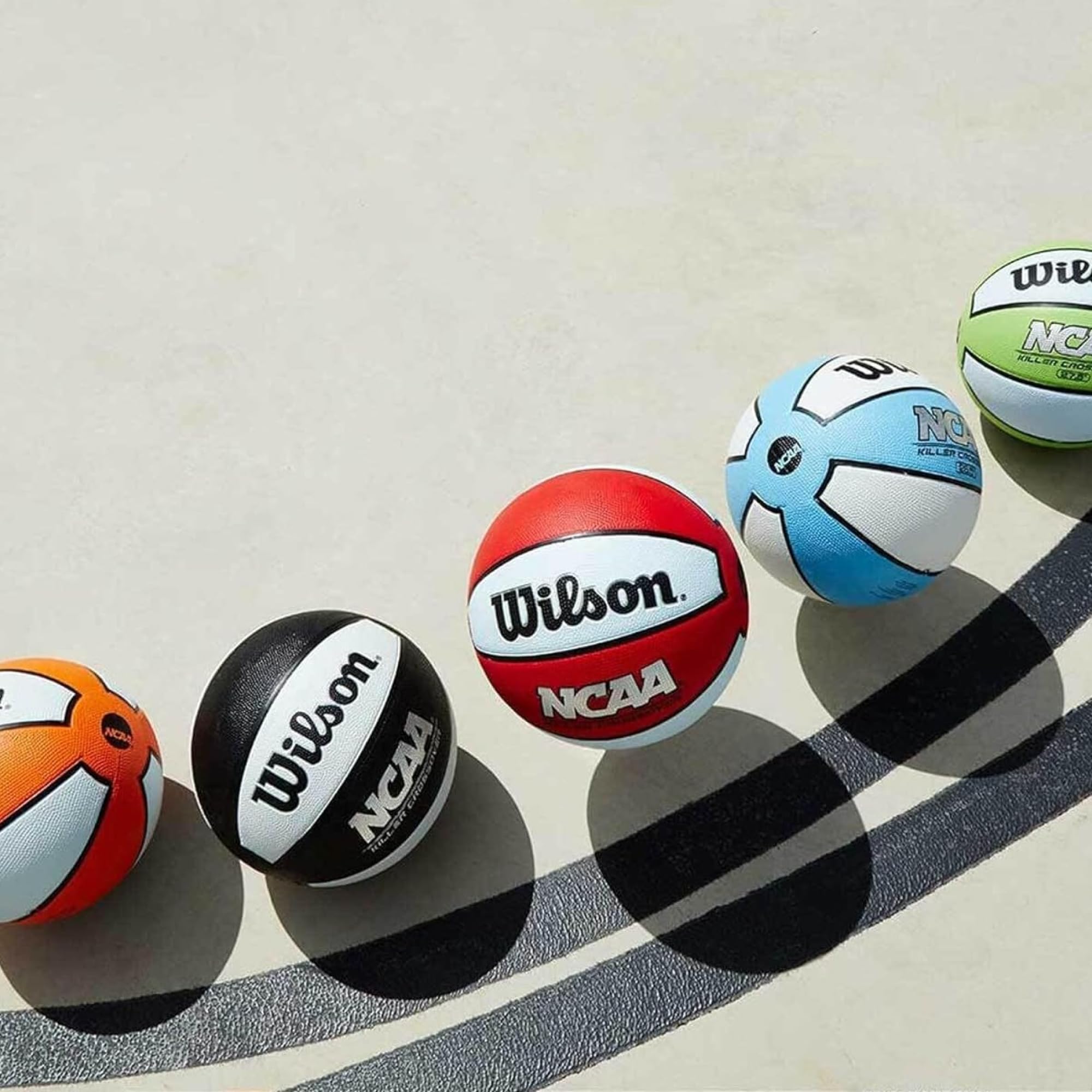 Amazon.com : WILSON NCAA Killer Crossover Outdoor Basketball